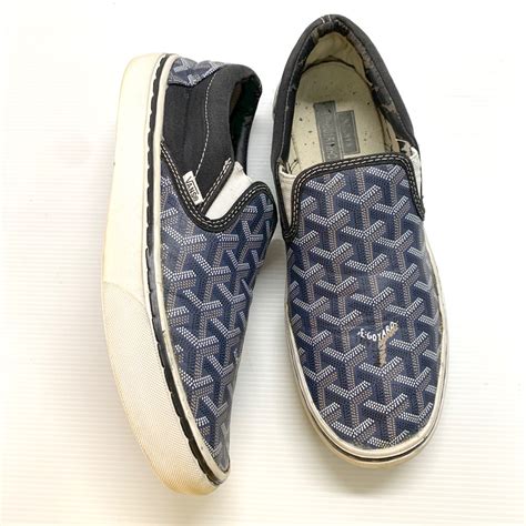 vans x goyard ebay|Vans x Goyard custom design low sneakers blue men 9.5 .